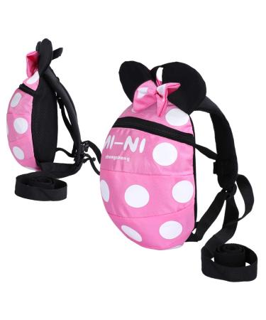 Anti Lost Toddler Backpack with Safety Leash - Pink | Age 1-5 Years - Buy Online on GoSupps.com