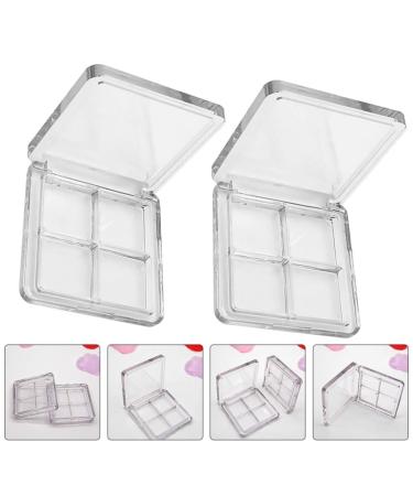 Beaupretty 4-Piece Empty Lipstick and Eyeshadow Palette - Clear Acrylic Cosmetic Container for Travel - Buy Online on GoSupps.com
