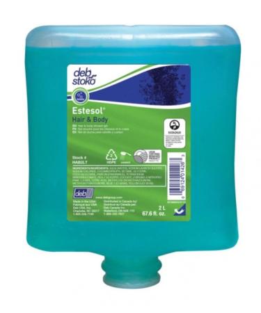 2 Liter Refill Blue Estesol Pleasant Scented Hair And Body Shower Gel