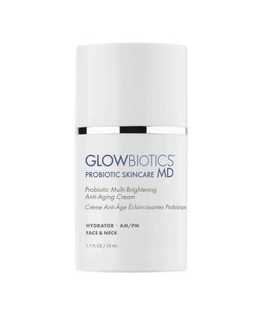Glowbiotics Probiotic Multi-Brightening Cream - Dark Spot Corrector & Anti-Aging Face Moisturizer - 1.7 oz - Vitamin C & Peptides for Dry Hormonal Skin