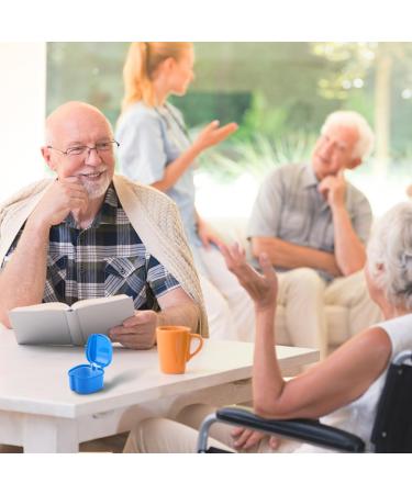 Healeved 3 Series Box Press Container - Durable Bathing & Cleaning Case for Dentures & Prostheses | Travel-Friendly Design - 10x9x7cm - International Shipping - Buy Online on GoSupps.com