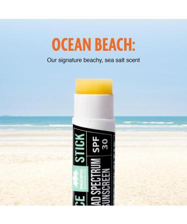 Pacific Shaving Company SPF 30 Broad Spectrum Face Sunscreen Stick - Portable Mineral Sunscreen for Face with Aloe Vera Coconut Oil + Vitamin E - Clear Non-Greasy Travel Size Sunblock Stick (2 Pack) - Buy Online on GoSupps.com