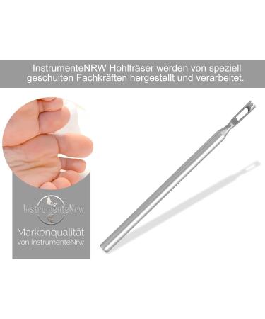 Hollow Cutter Corn Remover | Serrated Callus Grinder for Foot Care | 1.8mm Pedicure Tool for Calluses & Corns Removal - Buy Online on GoSupps.com