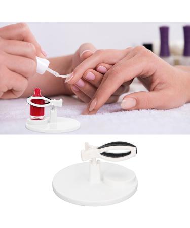 Grip and Tip Nail Polish Bottle Holder Fingernail Polish Bottle Holder Anti Spill Nail Polish Holder Stand with Adjustable Angle Design Nail Polish Accessories for Manicures White - Buy Online on GoSupps.com