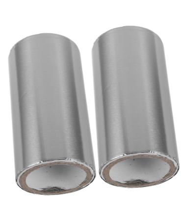 Cabilock Feuilles D'aluminium pour Ongles Vernis Gel 2 Rouleaux 3 M tres Film Fin Doux pour Ongles D pose Vernis Gel Manucure P dicure