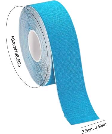 Shakven Kinesiology Tape Waterproof - Waterproof Breathable Elastic Athletic Tape - Sports & Weightlifting Tape Athletic Tapes & Wraps for Gym Fitness Running Tennis Swimming Football Blue - Buy Online on GoSupps.com