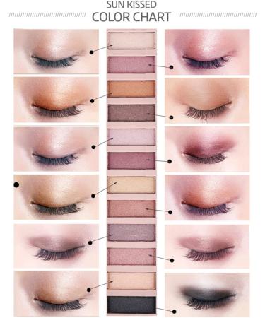 12-Color All in One Makeup Set: Eyeshadow Palette, Foundation, Primer, 3 Lipsticks, Soap, Eyeliner Stamp, Brush, Sponge (Set B) - Buy Online on GoSupps.com