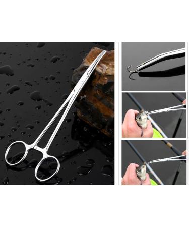 WUWYOUWL Pet Grooming Scissors - Cat & Dog Hair Cutting Tools & Ear Cleaning Clips (16cm Curved) | Buy Now for Quality Pet Care - Buy Online on GoSupps.com