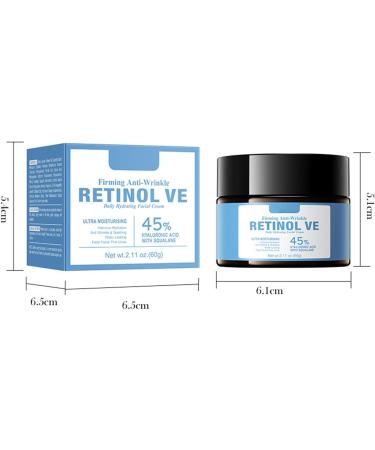 Cr me anti-rides au r tinol pour le visage - 60 g - Cr me hydratante pour le visage - Apaise et att nue les rides - Cr me anti-rides facile p n trer - Pour le cou et le d colet  - Buy Online on GoSupps.com