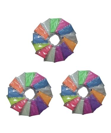 Beavorty 36 Pcs Art Powder Glitter Powder Fluoeascent Powder Luminous Pigment As Shownx3pcs mediumx3pcs