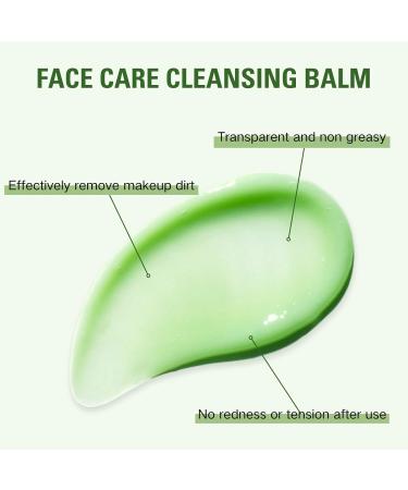 Aloe Vera Cleansing Balm Makeup Remover Balm For Sensitive Skin Face Cleanser To Waterproof Makeup Clean And Clear Cleanser Travel Size Makeup Remover For Eye Lip Face And Body 27g - Buy Online on GoSupps.com