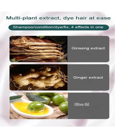 (100% 5 star) Natural Plant Hair Dye Botanical Bubble Hair Dye 20ml x 10 Packs | Fruitcolor Hair Dyeing Cream Natural Plant Hair Dye Shampoo | Pure Plant Extract (Natural Black) - Buy Online on GoSupps.com