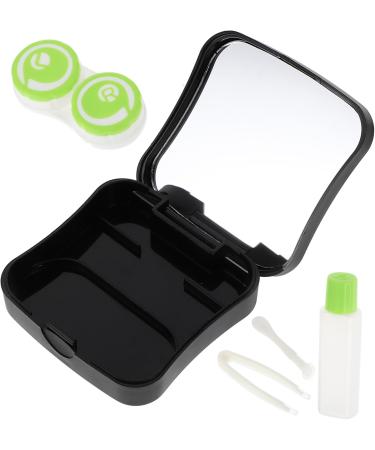 Gatuida Clear Container Case for Eye Care Set - Stylish Suitcase Holder & Lens Stand for Glasses Cute & Functional Design - Buy Online on GoSupps.com