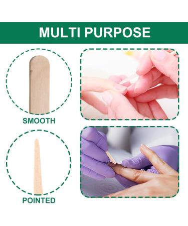 200 Wooden Wax Spatulas for Hair Removal - Eyebrow Applicators & Disposable Cosmetic Sticks - Buy Online on GoSupps.com