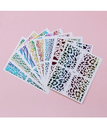 Women Easy To Use Hand-made Accessories Fashion Nail Stickers Self Adhesive Decoration Rainbow(5) Style5 - Buy Online on GoSupps.com