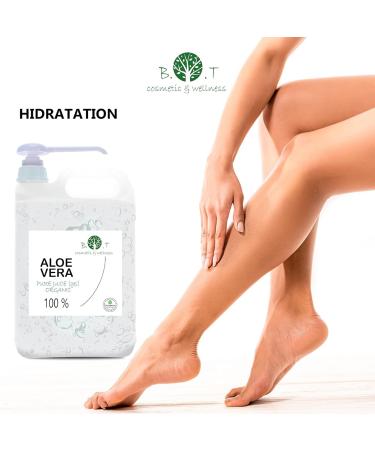 B.O.T Cosmetic & Wellness Bio Aloe Vera Liquid 100ml | Natural Skin & Hair Care | Moisturizing Anti-Aging & Post-Shave | Homemade Cosmetics - Buy Online on GoSupps.com