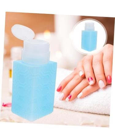 WOFASHPURET Gel Nail Polish Nail Gel Polish Nail Polish Remover Dispenser Pump Dispenser Nail Polish Remover Pump Powder Pump Bottle Alcohol Dispenser Bottle Plastic Travel Manicure 6x5x13cm Blue - Buy Online on GoSupps.com