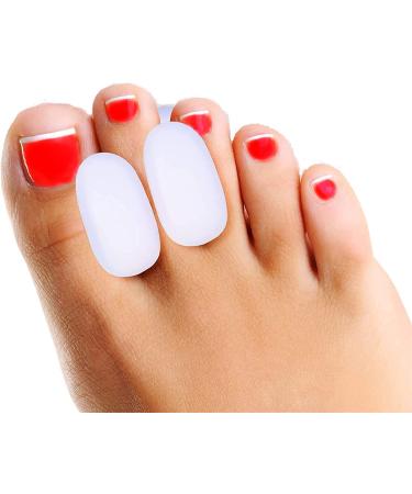 Nc gel toe caps hallux valgus toe spreader silicone toe protection toe -divider toe toe correction.