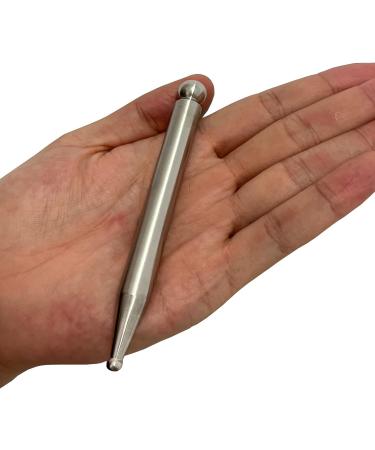 VOOKOKT Stainless Steel Manual Acupuncture Pencil - Deep Tissue Massage Tool for Pain Relief & Full-Body Relaxation - Buy Online on GoSupps.com