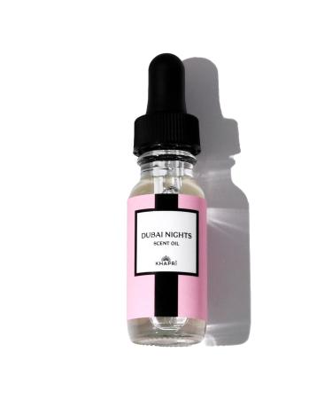 Hotel Inspired Home Perfume Collection -Dubai Nights Premium Essential Oil Blend (15mL/0.5 fl Oz) Aroma with Rose Oud & Amber | Long-Lasting Dropper for Diffuser | Made in USA Dubai Nights 0.5 Fl Oz (Pack of 1)