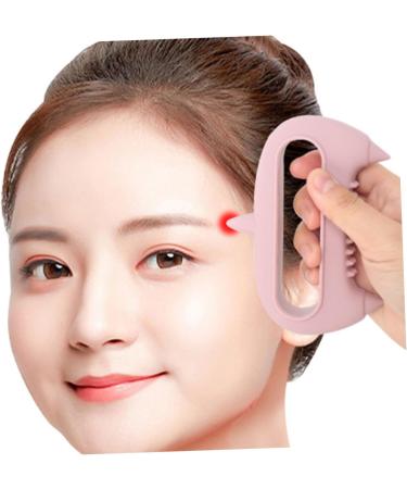 Tovinanna 5-in-1 Acupuncture Massage Device | Handheld Scalp & Head Care Tool | Pink Gel Hairbrush & Neck Peeling Brushes for Ultimate Relaxation - Buy Online on GoSupps.com