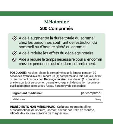 Nature's Bounty Melatonin 5 Mg Helps Reset Body's Sleep-wake Cycle Value Sized 200 Tablets - Buy Online on GoSupps.com