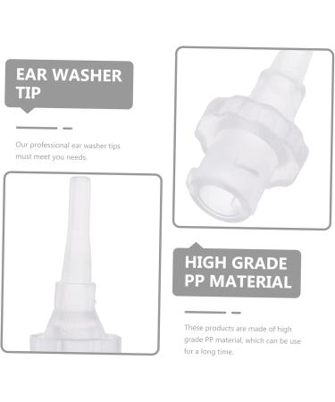 TOVINANNA 30pcs Premium Ear Irrigator Nozzles Safe Durable Replacement Tips for Ear Wax Removal Easy to Use and Clean for Home Travel - Buy Online on GoSupps.com