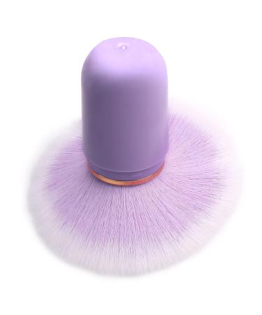 UNIMEIX Retractable Kabuki Brush - Purple Travel Makeup Brush for Liquid, Powder, Contouring, and Cream Foundations - Buy Online on GoSupps.com