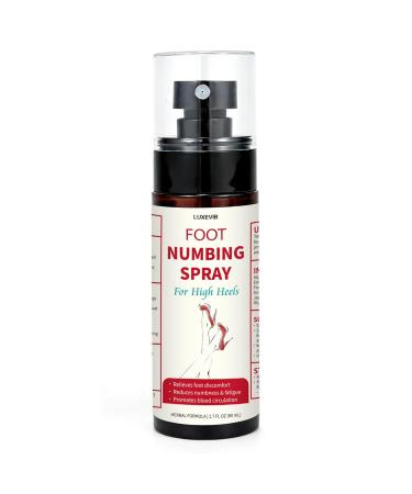 Foot Numbing Spray for High Heels Cooling Foot Comfort Spray for Women Helps Ease Foot Fatigue & Discomfort from Wearing Heels Standing All Day Work Weddings Events & Travel - 2.7 FL OZ - Buy Online on GoSupps.com