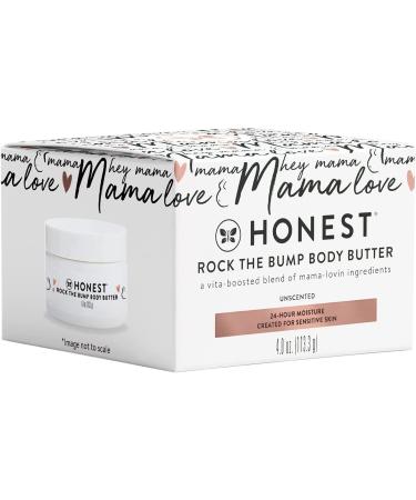 Shop Honest Company Rock the Bump Unscented Body Butter - 4 oz for Moisturizing & Stretch Mark Care - Buy Online on GoSupps.com