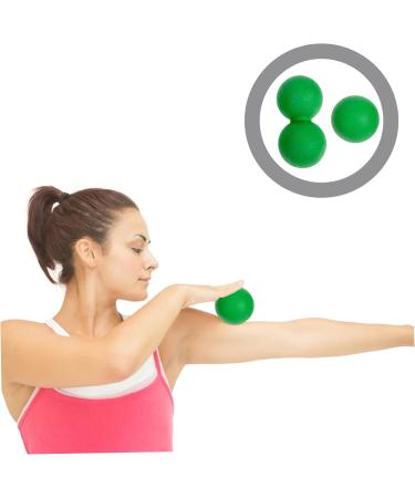 Lurrose Fascia Ball Massage Tool - Foot & Shoulder Muscle Relaxation Gear | Peanut Shaped Exercise Balls for Effective Stretching and Pain Relief - Buy Online on GoSupps.com