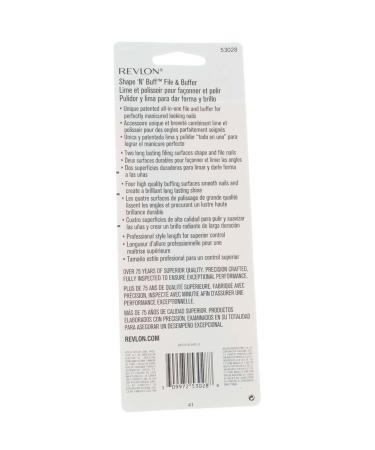 Revlon Shape-N-Buff Nail Buffer - 1 Count | Perfect Your Nails - Buy Online on GoSupps.com
