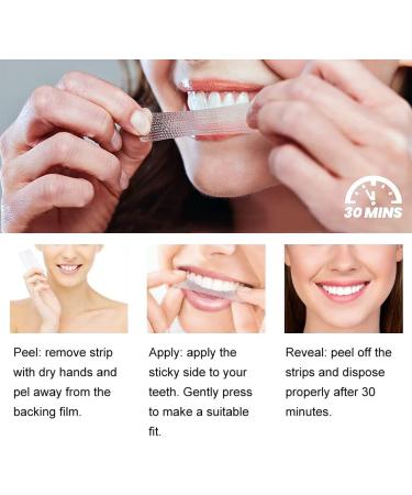 Effective Tooth Whitening Strips - 16 Pieces | White Stripes Teeth Bleaching & Whitening Strips - Buy Online on GoSupps.com