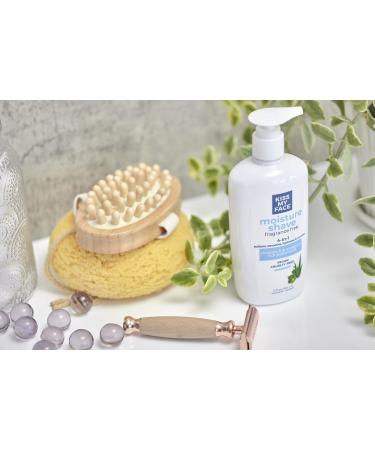 Kiss My Face Moisture Shave Cream - Fragrance-Free 11oz Pump Bottle - 4 Pack - Buy Online on GoSupps.com