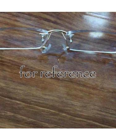 NOYOTA Metal Nose Pad Holder - Gold Rimless Glasses Nose Bridge Replacement | 1 Piece for Comfort & Style - Buy Online on GoSupps.com