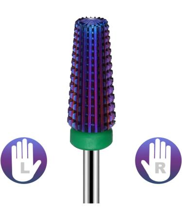 Lurrose 1pc nail polisher nail drill tool Nail Grinding Head acrylic nail drill bits nail implements Electric Nail Drill Head nail painting tools steel nail drill bit earphone alloy purple - Buy Online on GoSupps.com
