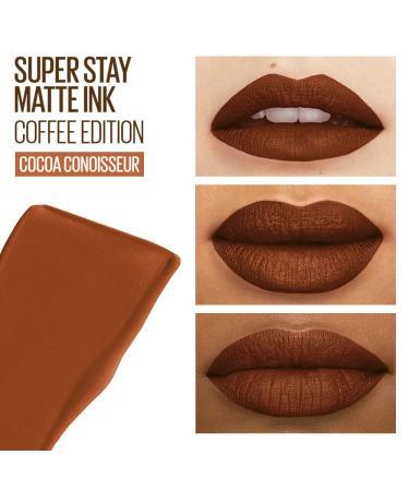 Maybelline SuperStay Matte Ink Liquid Lipstick - Coffee Edition Cocoa Connoisseur 0.17oz - Buy Online on GoSupps.com