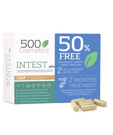 500Cosmetics Intest - Natural Capsules to Prevent Hemorrhoids - Improves Circulation and Combats Constipation - for Men and Women. (2)