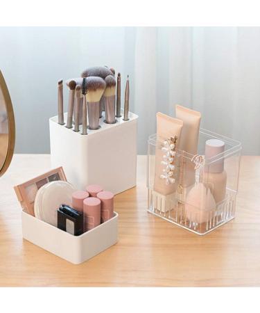 Obahdirry Receive 1 Bucket of Desktop Makeup Brush Wipe Boxes Eye Shadow Brush Lipstick Cosmetics Eyeliner Brush Pot - Buy Online on GoSupps.com