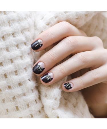 Shop Wakihong 60 Pcs Cross Nail Art Earrings - DIY Goth Nail Charms & Accessories for Stunning Manicure Decorations | Antique Silver - Buy Online on GoSupps.com