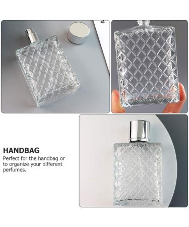 Lurrose 3pcs 100ml Square Perfume Bottles - Empty Glass Spray Atomizers for Perfume & Liquid | International Shipping - Buy Online on GoSupps.com