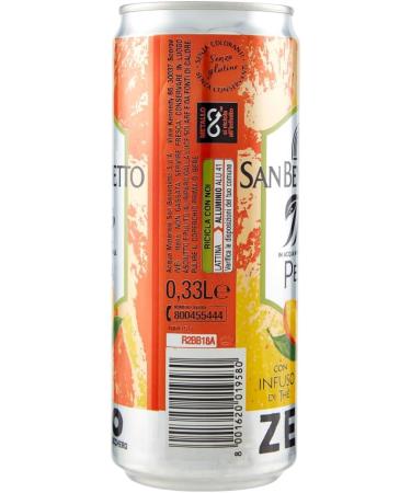 San Benedetto Th Pesca Zero Lot de 48 boissons rafra chissantes sans alcool th glac la p che sans sucre 330 ml - Buy Online on GoSupps.com