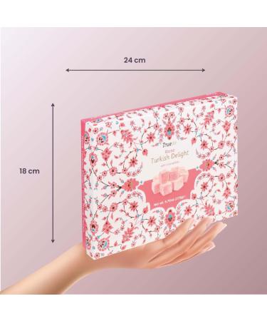 Truede Rose with Rose Petals Turkish Delight Rose (275g) - Traditional Hand-Made Dusted Rose Flavour Turkish Delight - Buy Online on GoSupps.com