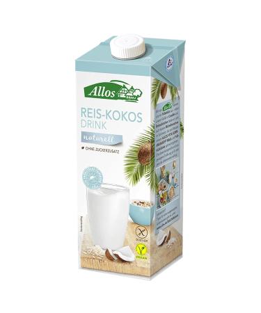 Allos Organic Rice-Coconut Drink natural 6-pack (6 x 1 L)