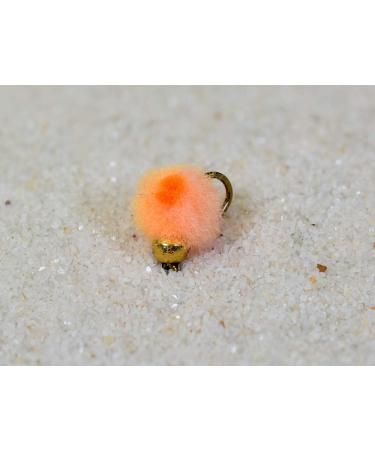 Tungsten Bead Egg Fly Assortment | Trout Fishing Flies Mustad Signature Hooks | 18 ct Multi Color Pack in Pink, Peach, Chartreuse - Buy Online on GoSupps.com