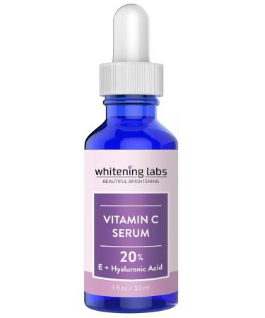 Vitamin C Serum for Face | Hyaluronic Acid & Vitamin E | 20% Anti-Aging Serum - 1 FL OZ - Buy Online on GoSupps.com