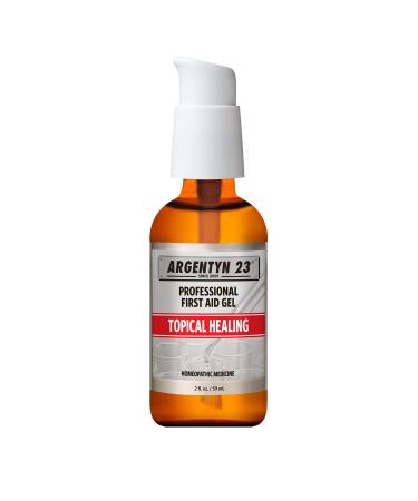 Argentyn 23 Professional Silver First Aid Gel   Topical Healing Homeopathic Medicine - 2oz Pump