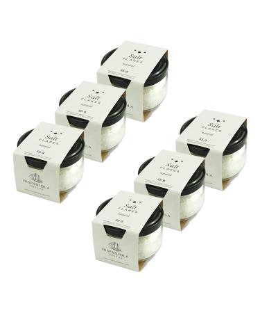 Set of 6 Salt flakes - jar 55 g