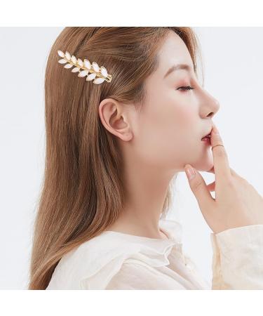 Kaichen Wheat Hair Clips Metal Hair Clips Grip Hair Clips Women Hair Barrettes Accessories for Women Girls Hair Making Salon - Buy Online on GoSupps.com