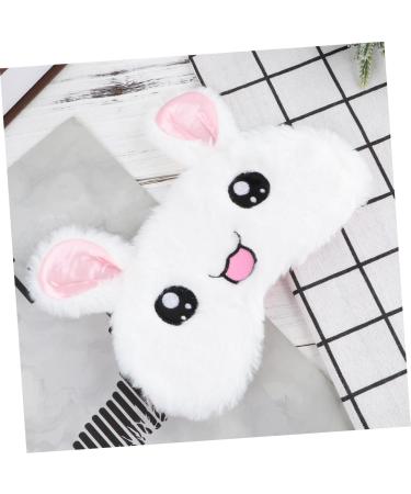 FOMIYES 3 Pcs Travel Eye Mask Set | Plush Rabbit Eye Masks for Adults & Kids | Soft & Fluffy Eye Shades for Sleep & Relaxation - Buy Online on GoSupps.com